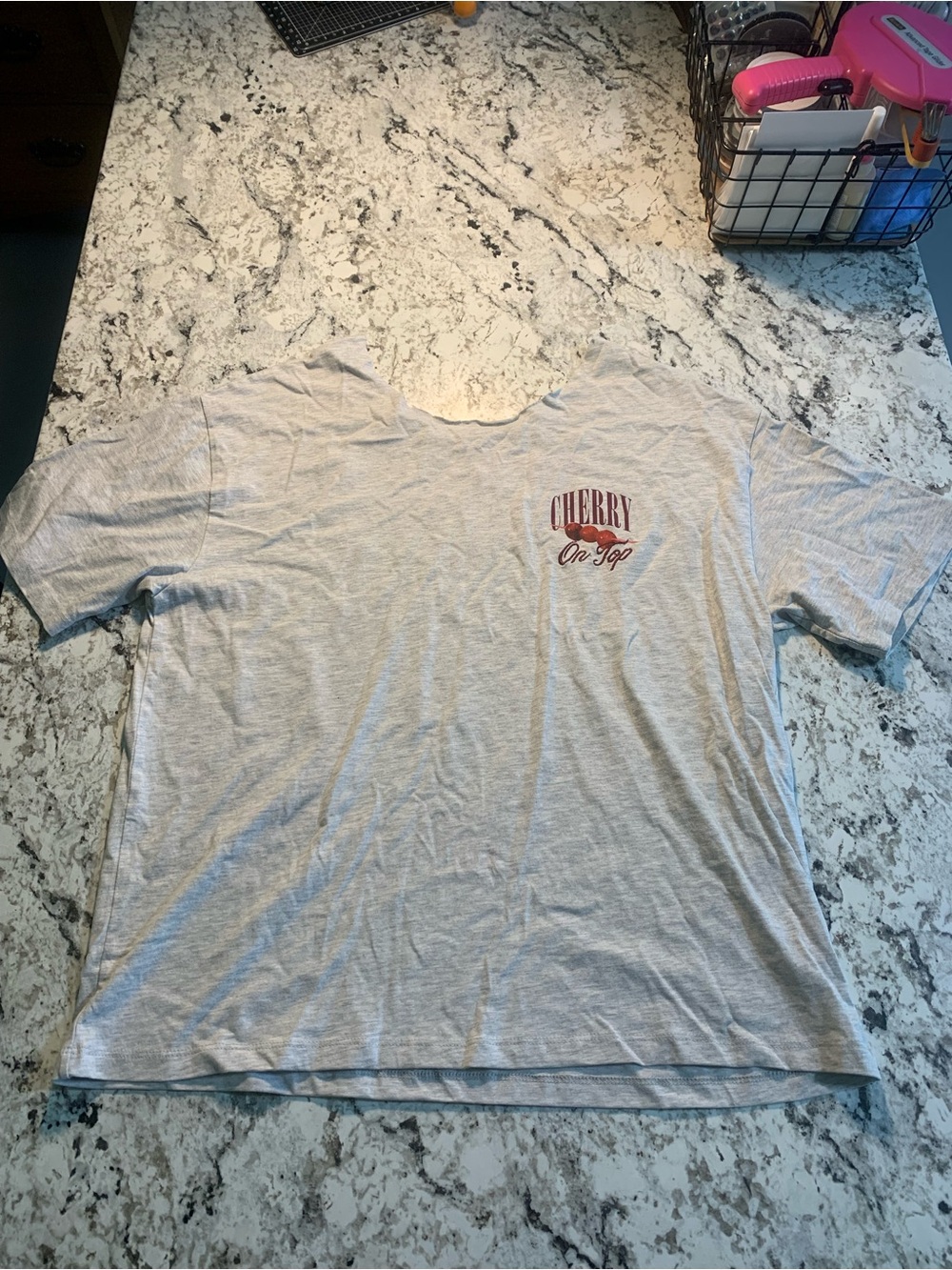 Garage “Cherry on Top/ Sour Cherry Martini” Boyfriend Tee (No tags)
